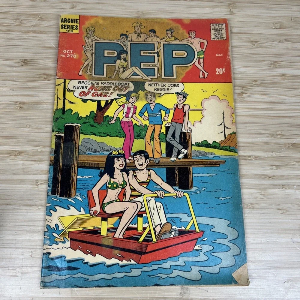 Vintage Comic‎ Lot (9) Howard the Duck Archie Millie Pep Whitman Silver Bronze